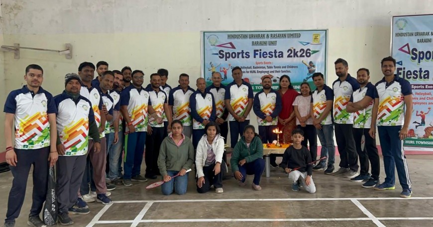 Sports Fiesta 2026 at HURL Barauni