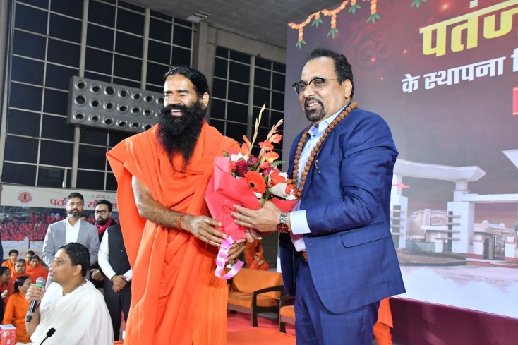 Dr SP Mohanty Managing Director graced the 32nd Foundation Day of Patanjali as the Chief Guest in Haridwar